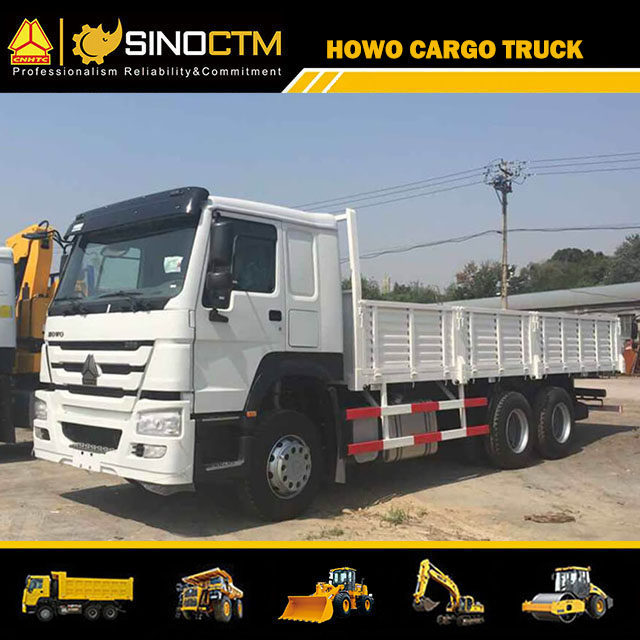 Sinotruk HOWO Truck Engine 340HP 400HP 20tons Lorry Truck General Cargo Truck