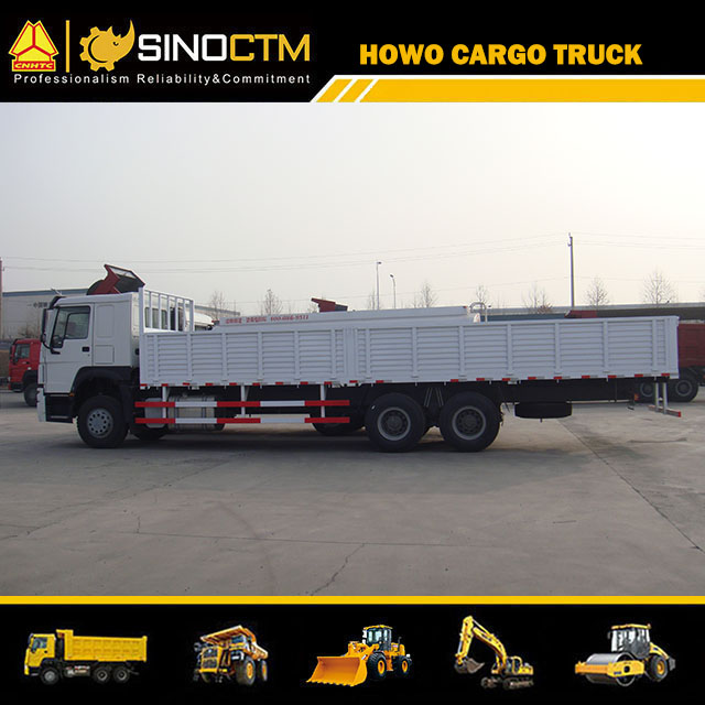 Sino truck HOWO 25ft 10 Wheels 6X4 Cargo Truck