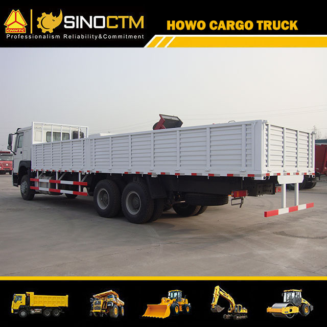 Sino truck HOWO 25ft 10 Wheels 6X4 Cargo Truck
