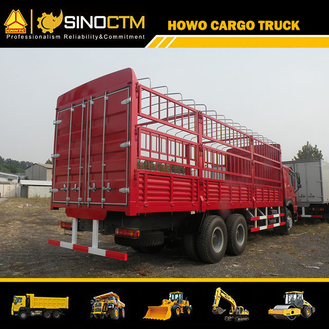 Sinotruk HOWO 6X4 8X4 371HP 30 Tons Payload Lorry Van Cargo Box Truck