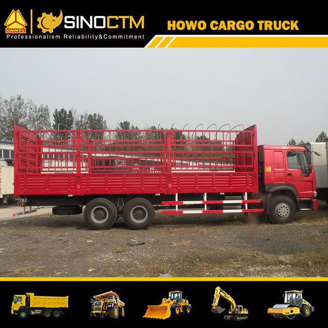 Sinotruk HOWO 6X4 8X4 371HP 30 Tons Payload Lorry Van Cargo Box Truck