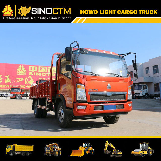 Sinotruk HOWO 4X2 6 Wheel 3-5 Tons Payload Mini Cargo Truck