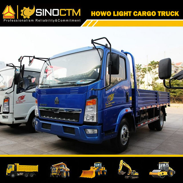 Sinotruk HOWO 4X2 6 Wheel 3-5 Tons Payload Mini Cargo Truck