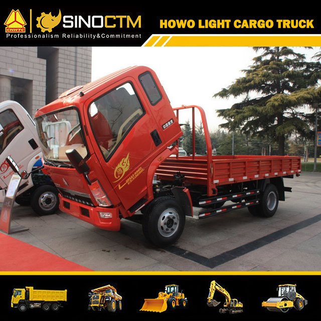 HOWO Light Truck 4X2 141hp 6t 13FT Cargo Truck
