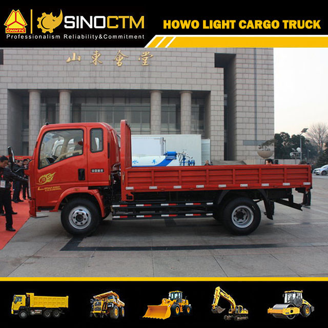 HOWO Light Truck 4X2 141hp 6t 13FT Cargo Truck