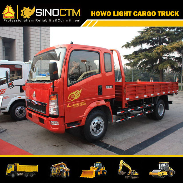 HOWO Light Truck 4X2 141hp 6t 13FT Cargo Truck