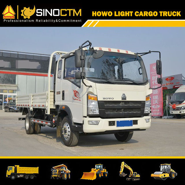HOWO Light Truck 4X2 15FT Light Cargo Truck