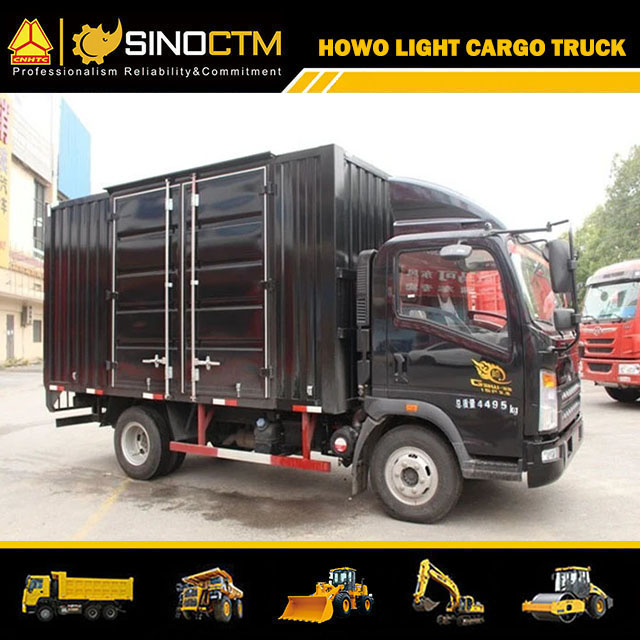 Sinotruk HOWO Steel Corrugated Plate 4tons 5tons 6tons Van Truck Price for Sale