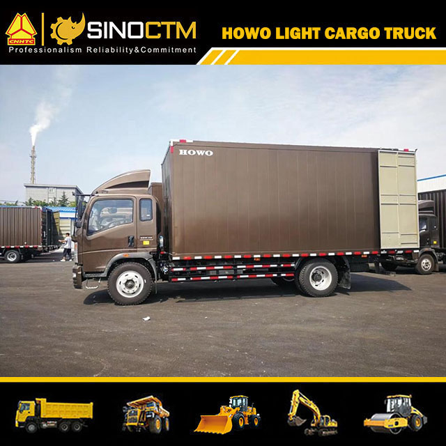 6 Wheel 4X2 Dongfeng Foton Sinotruck Van Box HOWO Light Mini Cargo Truck
