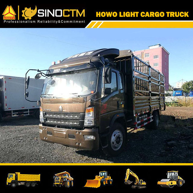 110HP Left Hand Drive 6 Speed Manual Box Stake Van Lorry Truck