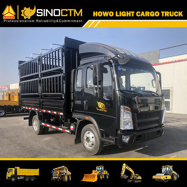 110HP Left Hand Drive 6 Speed Manual Box Stake Van Lorry Truck