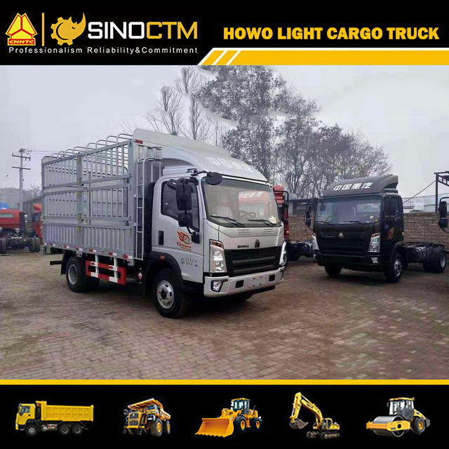 6 Wheels 8 Ton HOWO Closed Aluminum Van Box Truck