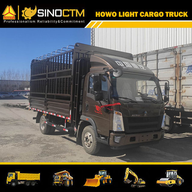 6 Wheels 8 Ton HOWO Closed Aluminum Van Box Truck