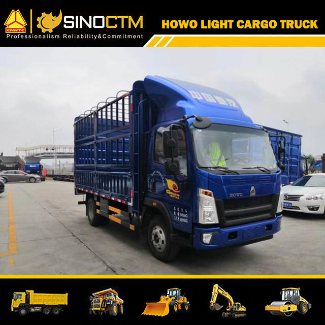 6 Wheels 8 Ton HOWO Closed Aluminum Van Box Truck