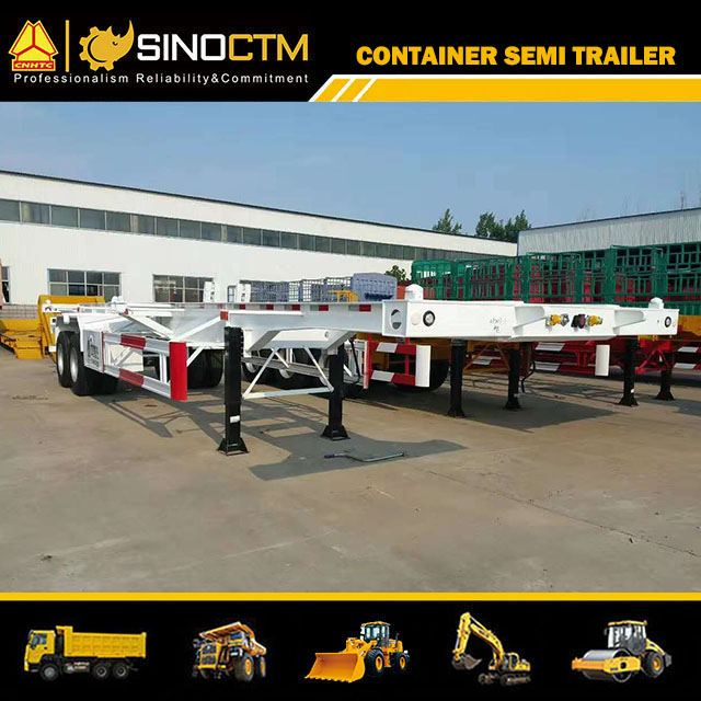 2 Axles ~ 4 Axles 40FT Container Truck Semi Trailer