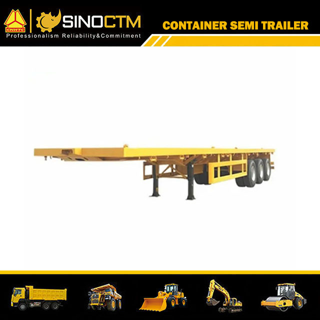 3 axles 20FT 40feet Skeleton Container Chassis Dual Combo Skeletal Container Semi Trailer for Sale