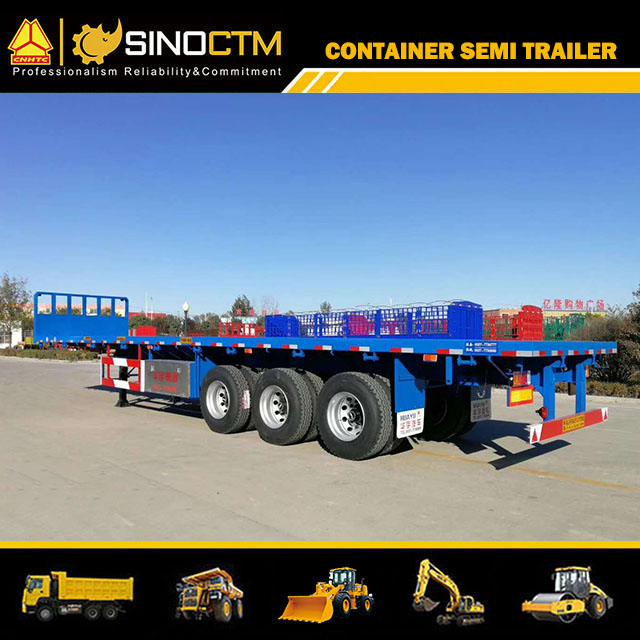 3 axles 20FT 40feet Skeleton Container Chassis Dual Combo Skeletal Container Semi Trailer for Sale