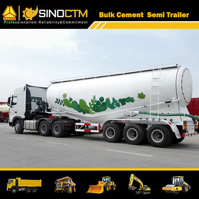 3axle 40cbm Bulk Cement Feed Tanker Bulker Tanker Semi Truck Trailer Prices
