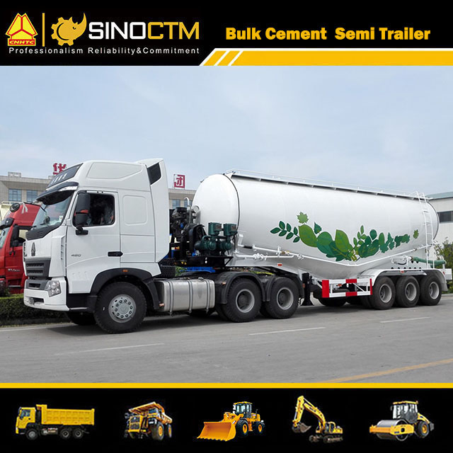 3axle 40cbm Bulk Cement Feed Tanker Bulker Tanker Semi Truck Trailer Prices