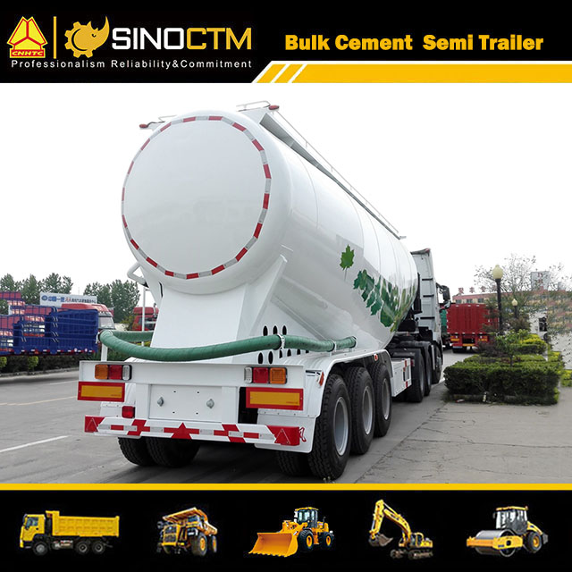 3axle 40cbm Bulk Cement Feed Tanker Bulker Tanker Semi Truck Trailer Prices