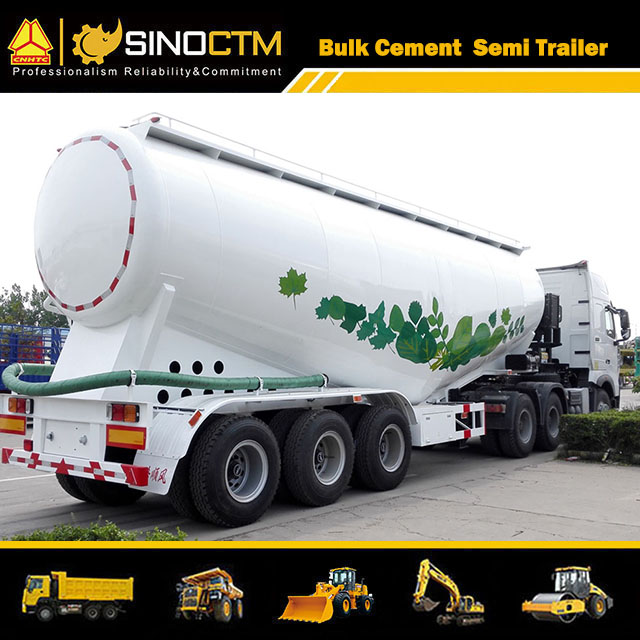 3axle 40cbm Bulk Cement Feed Tanker Bulker Tanker Semi Truck Trailer Prices