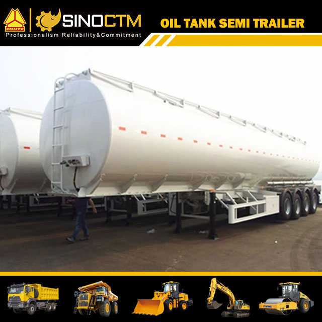 SINO TRUCK Three Axles 52.6CBM LNG Tanker Semi-Trailer