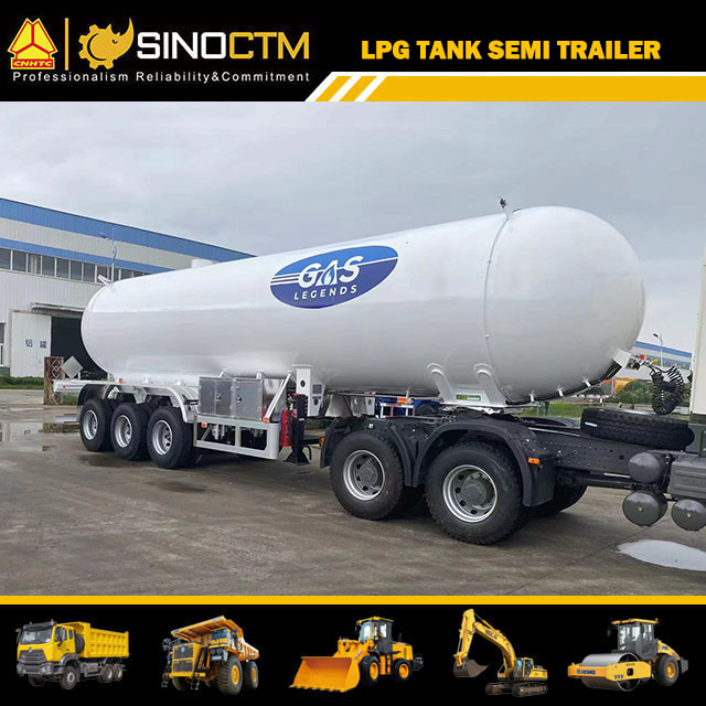 LPG tanker semi-trailer , LPG transportation semitrailer , bullet lpg tanker trailer