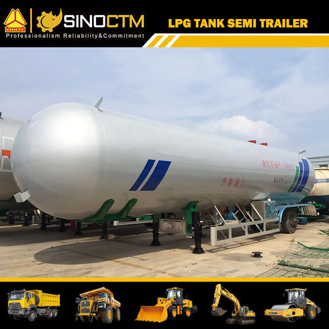 LPG tanker semi-trailer , LPG transportation semitrailer , bullet lpg tanker trailer