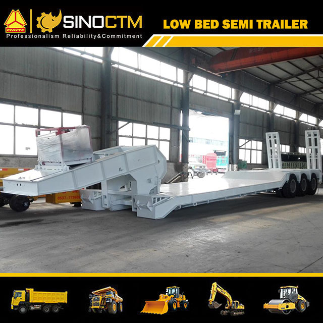 30-100t Lowbed Semitrailer Made in China