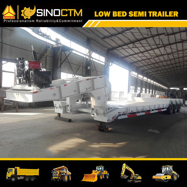 30-100t Lowbed Semitrailer Made in China