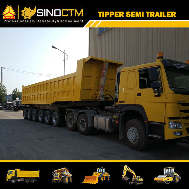 Sino Truck Six Axle Dump Semi-Trailer Price