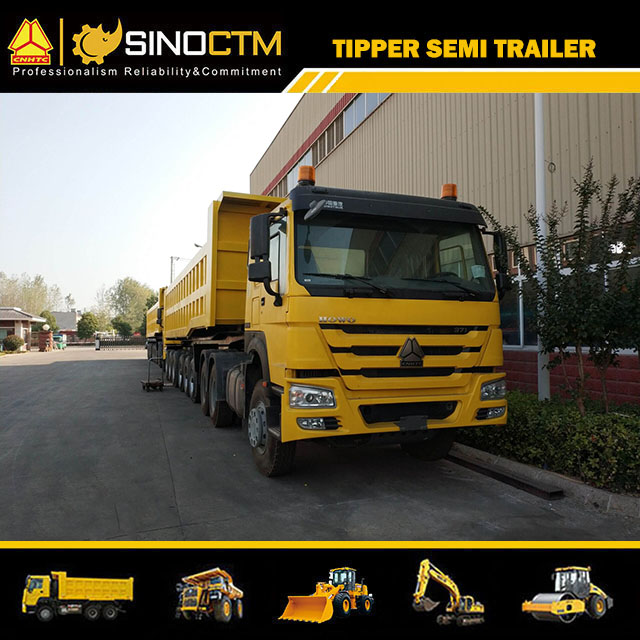 Sino Truck Six Axle Dump Semi-Trailer Price