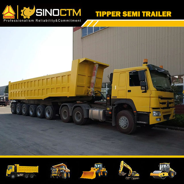 Sino Truck Six Axle Dump Semi-Trailer Price