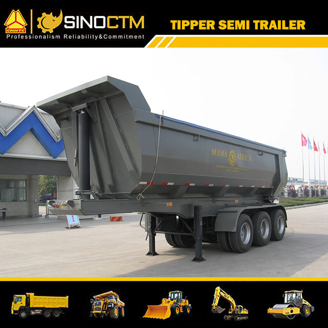 Three Axle U Shape Tipper Semi-Trailer