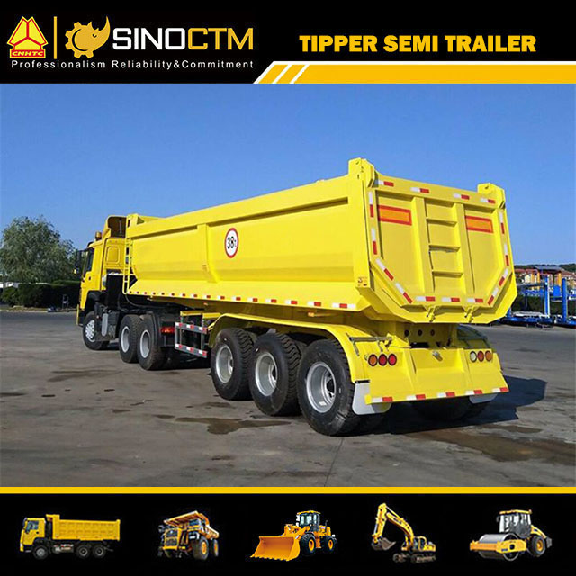 Three Axle U Shape Tipper Semi-Trailer