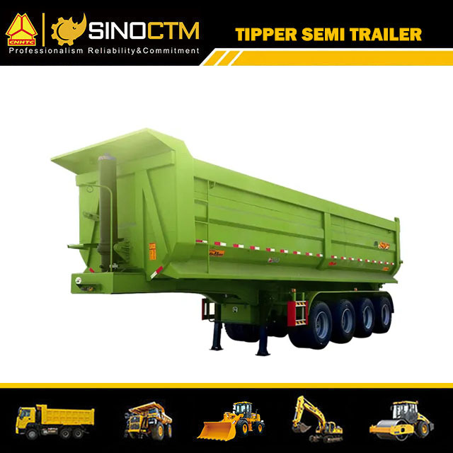 Sino truck Four Axle Tipper Semi-Trailer “U” Type for sale