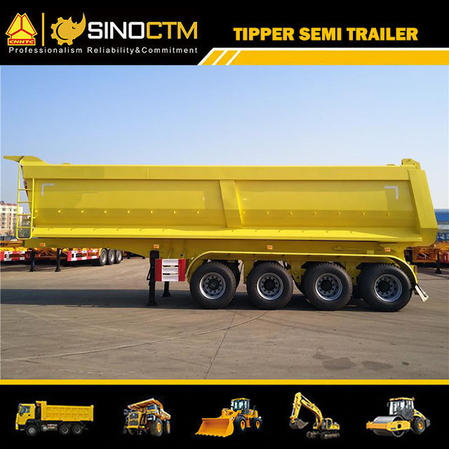 Sino truck Four Axle Tipper Semi-Trailer “U” Type for sale