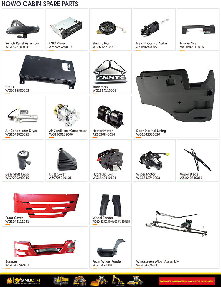 Sinotruk HOWO spare parts front cover Price