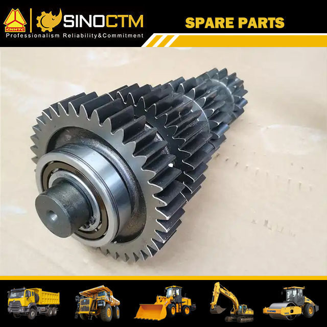 Sinotruk howo parts HOWO Transmission HW19710 Gearbox Mainshaft / Countershaft
