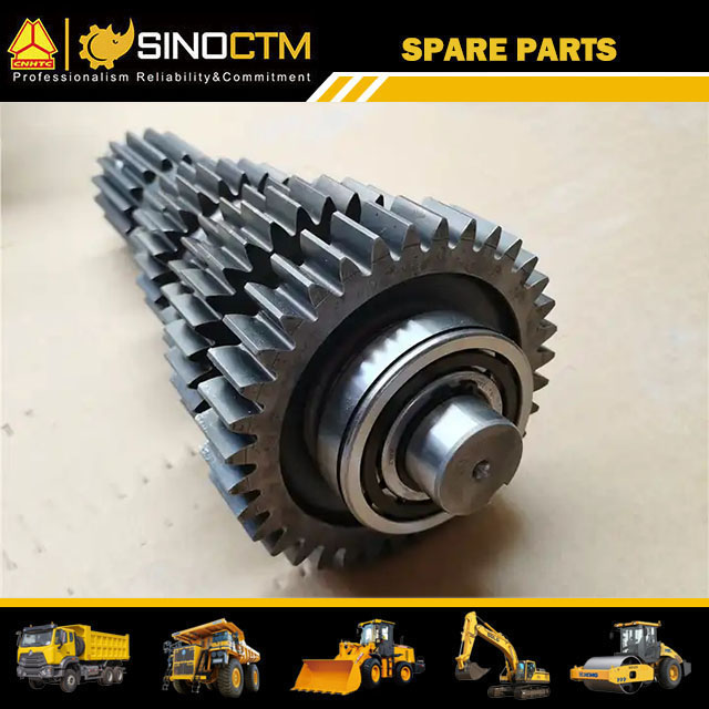 Sinotruk howo parts HOWO Transmission HW19710 Gearbox Mainshaft / Countershaft