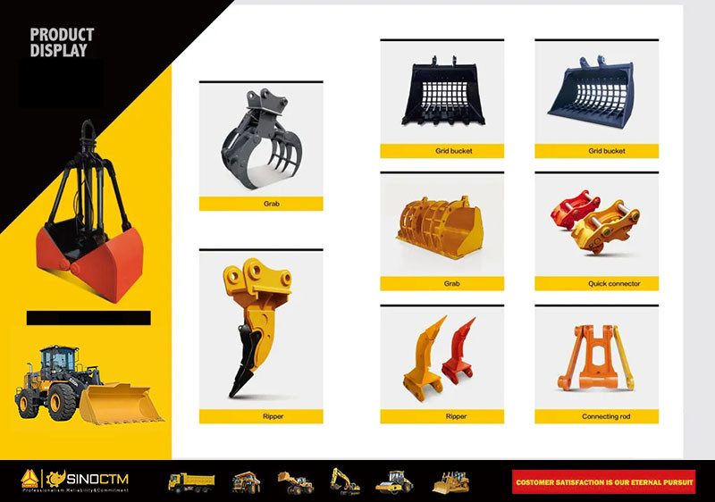 Construction Machinery Excavator Root Rake Bucket