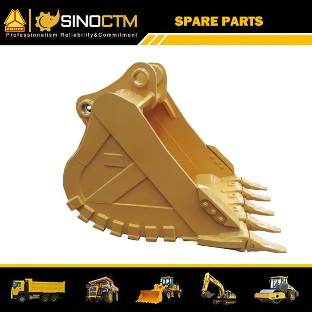 Reinforced Plate Excavator Part Rock Bucket