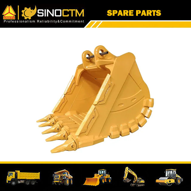 Reinforced Plate Excavator Part Rock Bucket