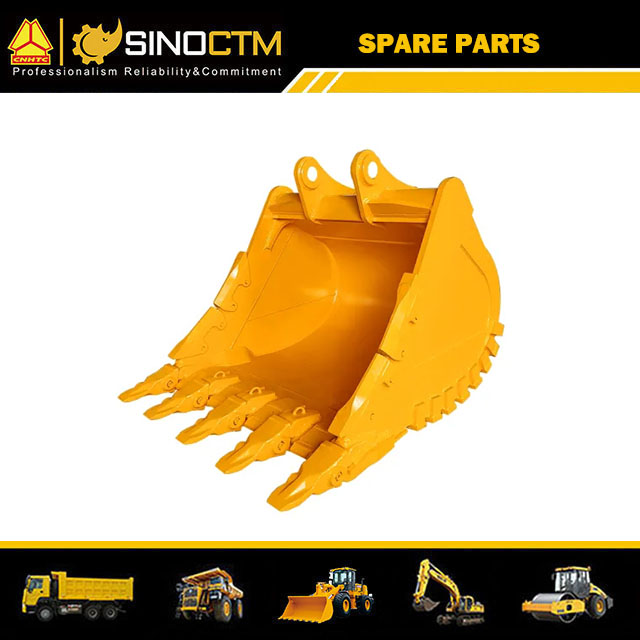 Reinforced Plate Excavator Part Rock Bucket