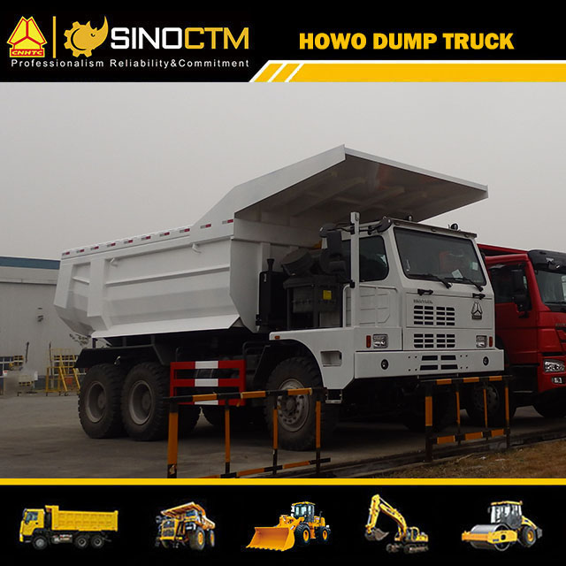 SINO TRUCK HOWO mining mine dump truck price for sale 90T