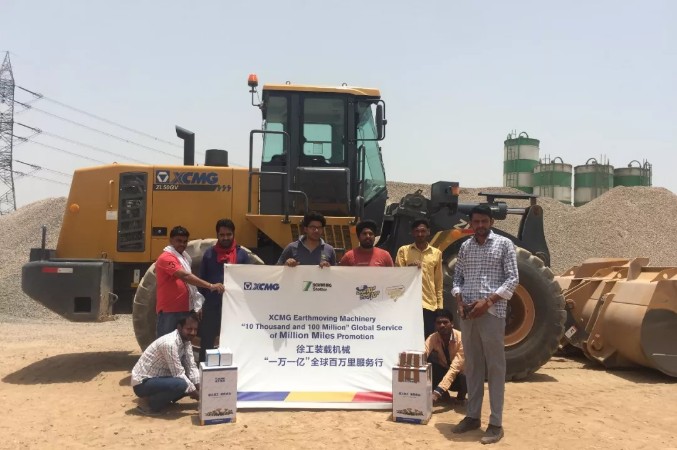 5-1.png XCMG Earthmoving Machinery “10 Thousand and 100 Million” Global Service, Indian station