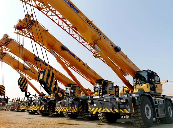 XCMG Rough-terrain Cranes Are Again Exported! 