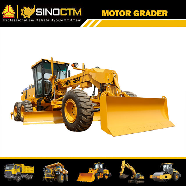 SEM919 Blade Grader 190HP Motor Grader with Front Dozer
