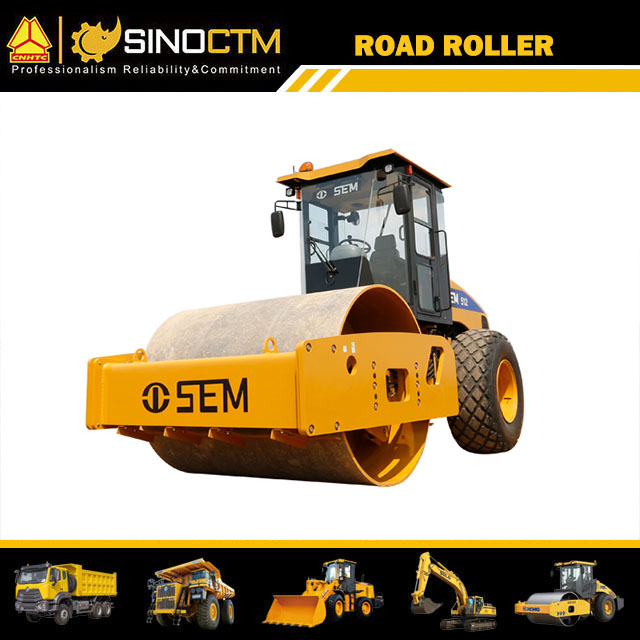 Chinese Famous Sem512 12ton 35cm Road Roller in Hot-Sale
