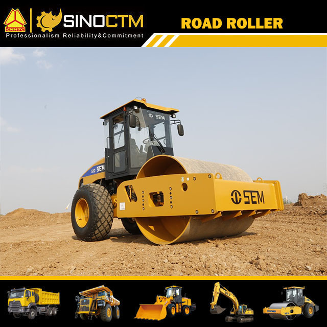 Chinese Famous Sem512 12ton 35cm Road Roller in Hot-Sale